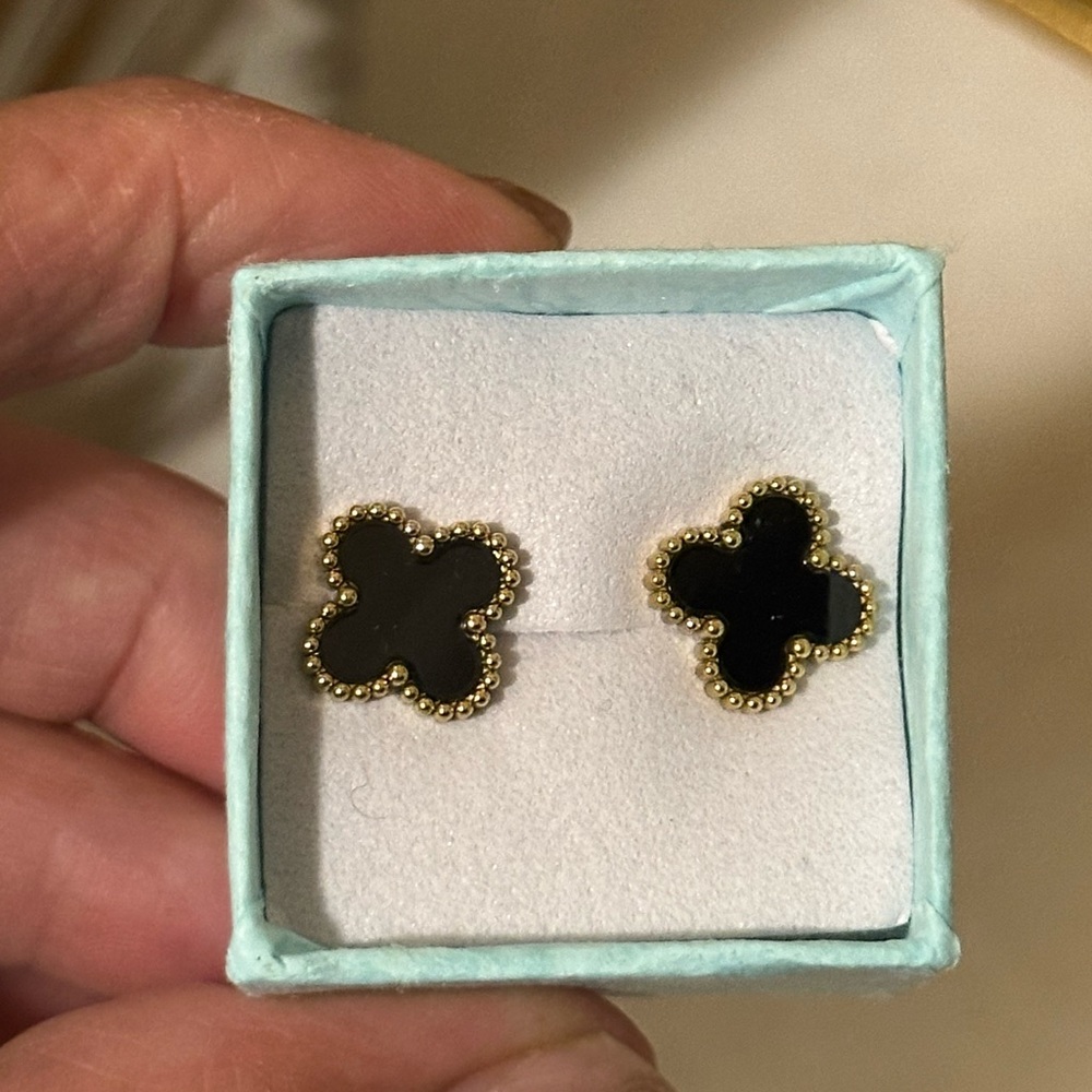 Excellent Quality Shinny Gold Stainless Steel- Inspired Earrings